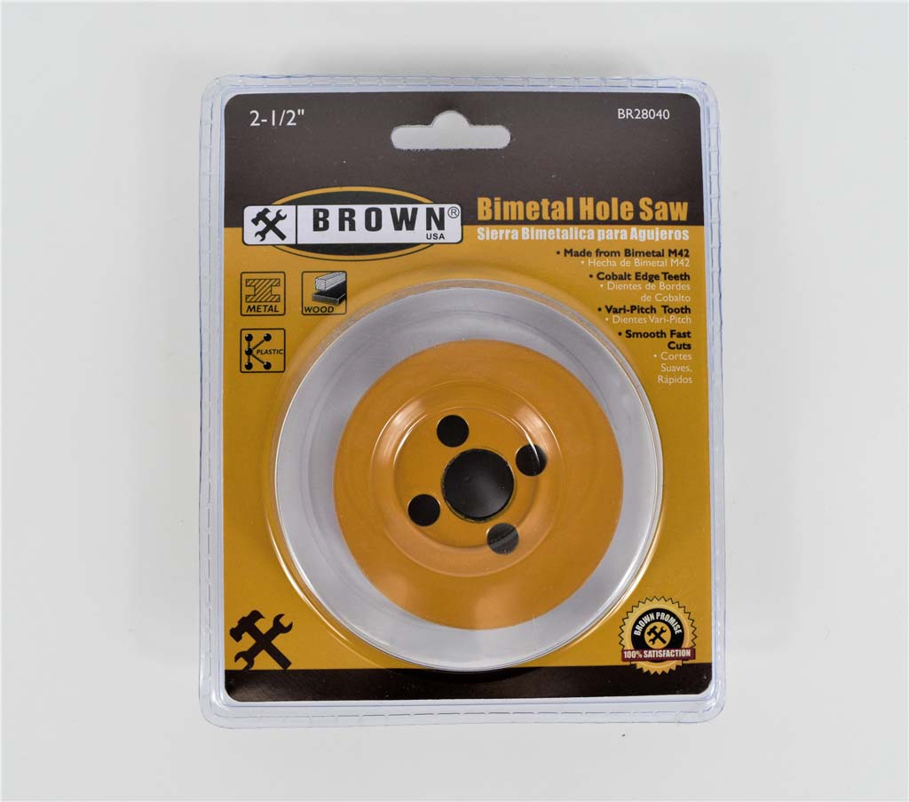 Bi Metal Hole Saw - Brown USA