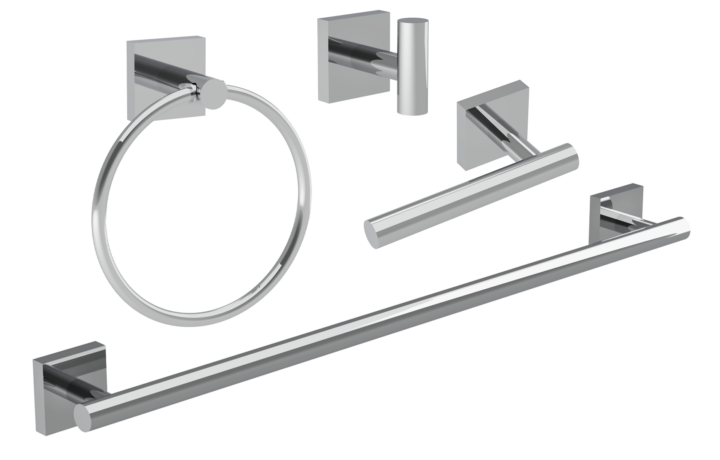 4-Piece Bath Accessory Kit