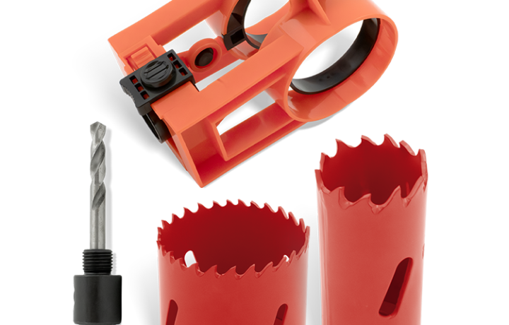 Bi-Metal Door Lock Installation Kit